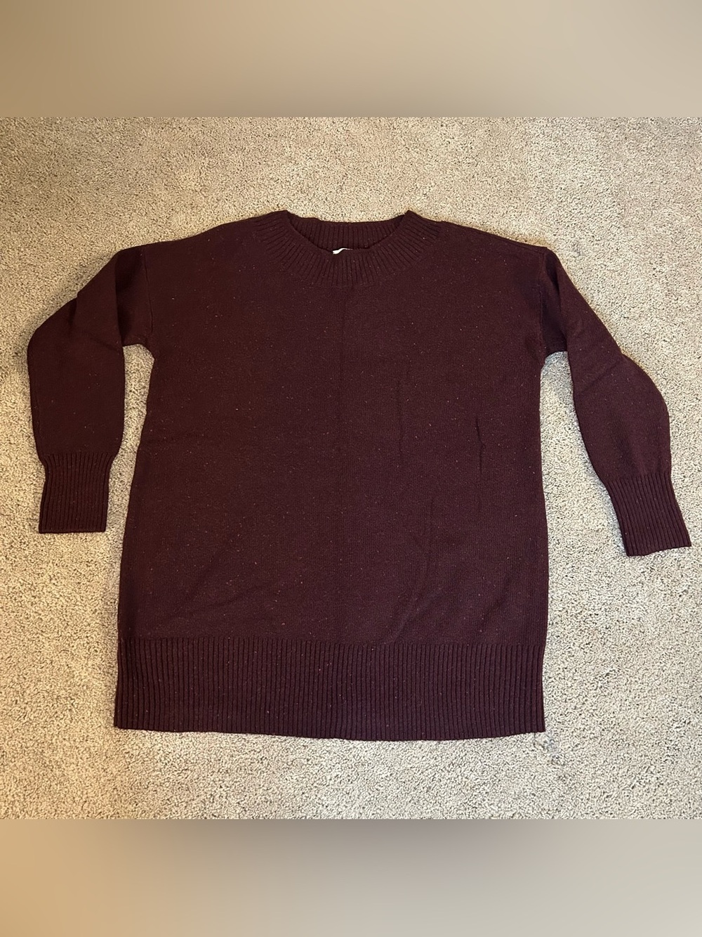 Pure Jill purple tunic sweater